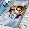 Mouse Pads Wrist Rests Street Fighter Large Gaming Mouse Pad Computer Mousepad PC Gamer Mouse Mat Laptop Mouse Carpet Mausepad Keyboard Mat Desk PadL231221