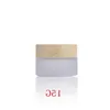 Frosted Glass Jar Cream Bottles Round Cosmetic Jars Hand Face Packing Bottle 5g 50g Jares With Wood Grain Cover Ddusw