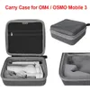 Tripods Sunnylife Portable Storage Bag Carry Case för DJI OM4/OSMO Mobile 3 Compact Handheld Gimbal Hard Pouch 3 TripoD Extension Rod