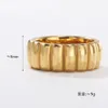 Design Vertical Stripes Wedding Ring for Women Man Unique 8mm Width Stainless Steel Bulk Jewelry Vintage Accessories 2023 231220