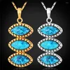 Pendant Necklaces Summer Style Fashion Necklace Women Vintage Ethnic Turkish Jewelry Gold Color P1116