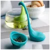 Tea Strainers Loch Ness Monster Strainer Infuser Sile Cute Cartoon Fda Lfgb Standard Loose Leaf Filter Teaware Tool Fy3864 Drop Deli Dhnlk