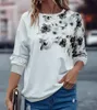 Men's Hoodies Ladies Boutique Delicate Floral Print Hoodie Street Casual Wear Fashion Sweatshirt Winter Warm