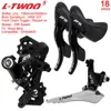 LTWOO R5 Shifter Brake Lever Front Rear Derailleur Kit for Road Bike 2X9 Speed Groupset Bicycle Part Compatible SHIMANO SORA 231221