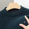 Männer Winter Pullover Rundhals Lose Jugend Mode Städtischen Einfache Koreanische Modische Warme Weiche Dicke Männer Kleidung 231220