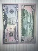 Props Doversit Dollar Pops Pake Paper Money Simulation Toys Prop Prop Money 1: 2 Size