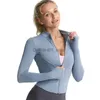 Yoga outfit Women Athletic Sport Jacket Slim Fit Long Sleeve Fitness Coat Yoga Topps Sport Outfit With Thumb Holes Gym Jacket Workout Wearl231221