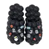 أحذية الكهف الصيفية مع شعور بالخروج على البراز Cartoon Cartoon Lychee Bubble Slippers أحذية إصبع القدم لطيف للنساء 230814