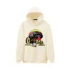 RHUDE MENS HOUDIE DESIGNER WOMENS PRESSEDED LOOK CASUAL Fashion Street American Style High Quality2024