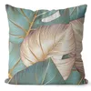 Leaves Pattern Cushion Covers for Sofa Living Room Chair Waist Pillow Case Home Decoration Nordic Modern 231221