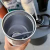 ストローステンレス鋼二重層断熱材アイスコールドストレージカーカップ付き断熱コーヒーカップ