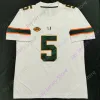 Custom Custom Miami Hurricanes Football Jersey NCAA College d'Eriq King Jaylan Knighton Donald Chaney Jr. Mike Harley Dee Wiggins Quincy Roc