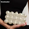 Acrylic bubble clutch bag women designer evening party box purse ivory green color handbag wholsale 231220