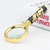 Linas de lupa de 10x Gulghen Golden Dragon Glass Mini Pocket Microscópio de Mão de Handheld Microscópio de Leitura de Jóias de Joóis Coisa de Ligação 231221