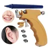 Professionele Oor Piercing Gun Machine Oorbel Studs Staal Oor Neus Navel Body Kit Veiligheid Pierce Tool2776292