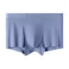 Unterhosen Herrenunterwäsche aus Modalmaterial, einteilige, einfarbige, spurlose, viereckige Hose mit mittlerer Taille