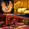 1 pc 3M LED Fairy Lights Battery bediende 3 modi Stringlichten, waterdichte zilveren draad 20 LED FIRFLY STARRY Moon Lights voor DIY Wedding Party Slaapkamer Patio Kerstmis.