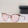 Occhiali da sole Serpenti occhiali da sole 6083 Lunette di metallo gatto alla moda de soleil gambe curve gambe gatto telaio per occhio con smalto colorato scale di serpente di smalto lussuosi uomini e donne e