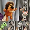 25cm Animal Hand Puppet Plush Toys Baby Educational Finger Puppets Stuffed Doll Toy Telling Story Kids Children Gift 231220