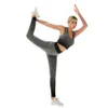 Yoga kıyafeti 2 adet set kadın kıyafetleri yoga seti elastik kademeli değişen spor sutyen taytlar yoga takım elbise seti fitness egzersiz spor tozlukları231221