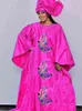 Vêtements ethniques Robe traditionnelle Robe Bazin Robes africaines Soirée Dames pour occasions spéciales Mariage Femmes