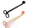 Stainless Steel Snuffers Candle Wick Trimmer Rose Gold Candle Scissors Cutter Candle Wick Trimmer Oil Lamp Trim scissor Cutter 1221