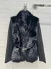 Women's Suits Classic Waisted Furry Little Suit! Faux Fur Patchwork Design Age-reducing Girly Look Bow Buckle Belt