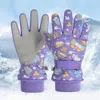 Fashion Kids Gloves Winter Vlies warme Cartoon-Handschuhe Kinder dicke Skigitens im Freien für Jungen und Mädchen 9-13 Jahre alt 231221