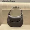 Sac à bandoulière Gemellis BottegaaVeneta tissé en cuir véritable Baobao 2023 nouveau tissé Baobao Dumpling Bun Twin Bun sac à main Premium Feel sac pour femme en peau de vache wq