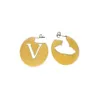 Fashion Hoop Huggie Charm Oorbellen aretes voor vrouwen feest bruiloft verloving liefhebbers cadeau sieraden met box211y