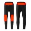 Pantalons d'hommes chauffants d'hiver Hommes Pantalons électriques USB Femmes Chauffage Intelligent Thermique Randonnée en plein air Ski