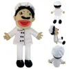 Jogo Jeffy Hand Puppet Bonecas de Pelúcia Coby Chef Príncipe Joseph Junior Dedo Muppet Plushie Brinquedo Macio Estatueta Dormindo Presente Para Crianças 231220