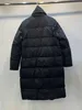 Piumino invernale oversize, spesso, caldo e soffice, abito femminile, colletto stile pane, piumino stile passerella, piumini lunghi wy1889 231221