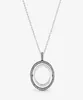 Nouveauté 100 925 argent sterling réversible cercle collier mode fabrication de bijoux pour les femmes cadeaux 7489939