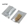 5x7 cm Small Open Top Front Clear Clear Aluminium Foil Sacs de rangement alimentaires Mylar Sceller à vide Scellant Pouche à chaleur SEALA Jllxrk Mxyard GCDIK