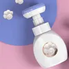 Flytande tvål dispenser blomma hand pump flaska blommig skum plast bubblare pressa tvätt badrum produkter