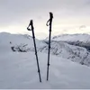 Außenwandern und Bergklettern mit drei Abschnitten mit leichtem teleskopischem Außenschloss Carbon Aluminiumstock 231221