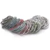 Bracelets en strass multicolores pour femmes, 48 pièces/lot, à une rangée, vente en gros