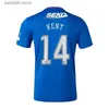 Fans Tops Tees 23 24 Glasgow Rangers Soccer Jerseys 2023 2024 Home Blue Sakala Kent Tavernier Morelos Colak Hogan voetbalshirt Men Kids Kit Fans Player Versie Camis Camis