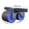 Ab Wheel Roller Rebote automático Rueda del vientre Silencio Rueda abdominal Ejercitador Músculos del brazo Culturismo Gimnasio en casa Equipo de ejercicios 231220