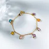 New Free Delivery Cute Bear Jewelry 2023 New Silver Lapis Lazuli and Enamel Cord Bracelet Jewelry for Women Ready Stock