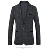 Men's Suits Blazer Explosion Models Large Size Solid Color Luxury Single-button Slim Suit Business Casual