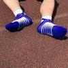 5 pares Sport Sport Terry Socks Compressão Compressão Colorida Sweatabsorbing Badminton Bike de tênis Running Football 4 Seasons 231221