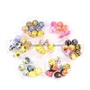 Other 15Mm Round Luminous Printing Soft Sile Bead Food Grade Bpa Glow In The Dark Loose Beads For Diy Jewelry Making Drop De Dhgarden Dhnvo