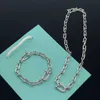 Designer merk Tiffays U-vormige hoefijzer ketting armband sieraden met een koele en geïndividualiseerde kleine luxe stijl