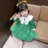 Girl's Dresses Girl Dresses Big Bow Girls Dresses Floral Pattern Dress For Kids Casual Style Costume For Girls