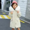 Zimowa kurtka dziewczyna ubrania rosyjskie wiosna dzieci snowsuit plus aksamitne ciepłe odzież wierzchołka z kapturem dzieci nastoletnie ubranie 231221