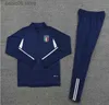 Fans Tops Tees 22 23 24 men Kids ITalys tracksuit survetement long half zipper jacket Training suit soccer 222324 Italia football tracksuits sets Football kit unifor