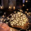 Stringhe Led Fata Luce Ghirlanda di fiori di ciliegio Ghirlanda di cristallo Decorativa per interni Batteria USB Fiori Lanterna Luci decorative