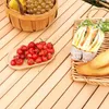 Maintenance Camping Folding Wood Table Portable Outdoor Indoor Foldable Picnic Desk Multifunctional Cake Roll Wooden Table 60/90/120cm